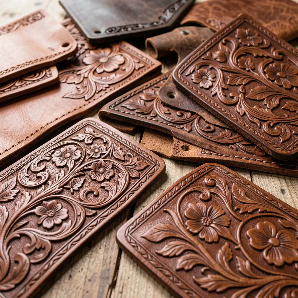 Leather grain detail